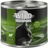 Mokra karma dla kotów - Mega zestaw Wild Freedom Adult, 24 x 200 g - Green Lands - Jagnięcina i kurczak Dostawa GRATIS! - miniaturka - grafika 1