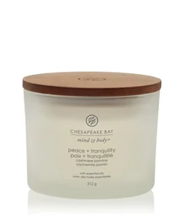 Chesapeake Bay Candle Mind & Body Peace & Tranquility - Cashmere Jasmine Świeca zapachowa 312 g - Świece - miniaturka - grafika 1