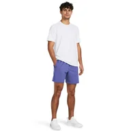 Spodnie sportowe męskie - Męskie spodenki treningowe Under Armour UA Meridian Shorts - niebieskie - UNDER ARMOUR - miniaturka - grafika 1