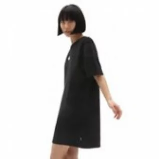 Sukienki - Damska sukienka shirtowa z krótkim rękawem VANS CENTER VEE TEE DR - grafika 1