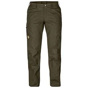 Fjallraven damskie spodnie Karla Pro Trousers W Sport, Dark Olive, 48 - Spodnie damskie - miniaturka - grafika 1