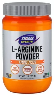Now Foods L-Arginina (454 g) - Witaminy i minerały dla sportowców - miniaturka - grafika 1