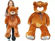 Maskotki i pluszaki - Madej OGROMNY PLUSZOWY Brązowy MIŚ 100cm DUŻA Maskotka PRZYTULANKA Mięciutka - miniaturka - grafika 1