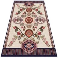 Dywany - Modny uniwersalny dywan winylowy Słowacki folklor 120x180 cm - miniaturka - grafika 1