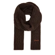 Apaszki i szaliki damskie - Szalik Coach CCL89 Brązowy - miniaturka - grafika 1