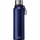 Butelki termiczne - Butelka termiczna, stalowa, 0,75 l, śred. 8 x 27 cm, niebieska kod: LU-00240819 - miniaturka - grafika 1