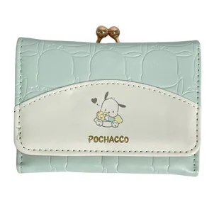 Portfel Rozkładany Pochacco Miętowo Biały Pzegródki - Portfele - miniaturka - grafika 1