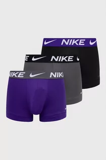 Majtki męskie - Nike bokserki (3-pack) męskie kolor fioletowy - grafika 1