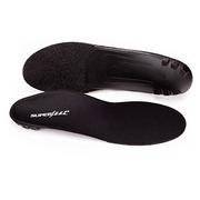 Akcesoria obuwnicze - Superfeet Czarne wkładki do butów, elastyczne, cienkie wkładki premium zapewniają ortopedyczne trzymanie w wąskich butach, damskie buty trekkingowe, męskie buty sportowe - miniaturka - grafika 1