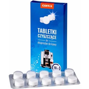 Coffix Tabletki do czyszczenia ekspresu COFFIXTC10 10szt COFFIXTC10 - Akcesoria i części do ekspresów do kawy - miniaturka - grafika 1