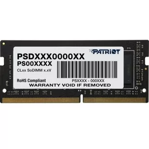 Patriot SO-DIMM DDR4 16GB 2400MHz 1 Rank PSD416G240081S PROMOCJA Black Friday Codziennie! O 15:00 jeden produkt w wariackiej cenie PSD416G240081S - Pamięci RAM - miniaturka - grafika 1