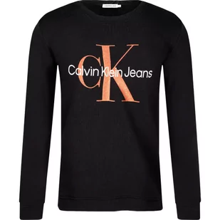 CALVIN KLEIN JEANS Bluza | Regular Fit - Bluzy dla dziewczynek - miniaturka - grafika 1