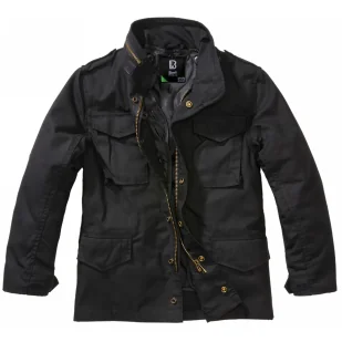 Kurtka dziecięca BRANDIT M65 Classic Jacket - Czarna 122-128 (7-8 Lat) - Odzież taktyczna i umundurowanie - miniaturka - grafika 1