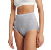 Majtki damskie - SLOGGI Figi damskie BASIC+ MAXI 46 SZARY MELANŻ - miniaturka - grafika 1