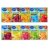 Przyprawy i zioła sypkie - Gellwe Galaretka Mix 10 smaków 72g x 10 sztuk - miniaturka - grafika 1