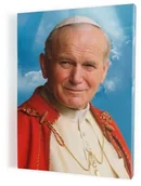 Ikony i obrazy sakralne - Jan Paweł II, obraz religijny na płótnie - miniaturka - grafika 1