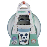 Zestawy naczyń dla dzieci - Zestaw obiadowy antypoślizgowy MYSZKA MICKEY MIKI - miniaturka - grafika 1