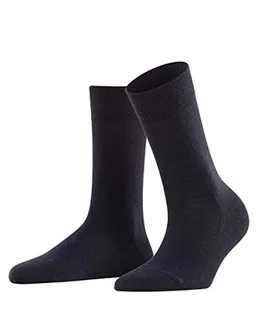 FALKE damskie wrażliwe skarpety berlińskie - mieszanka wełny merynosowej, niebieskie (granatowe 6379), UK 2,5-5 (rozmiar producenta: 35-38), 1 para - Skarpetki damskie - miniaturka - grafika 1