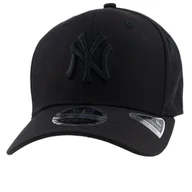 Czapki i chusty sportowe damskie - Czapka New Era 9Fifty Stretch Snap NYY 12285240 - czarna - miniaturka - grafika 1