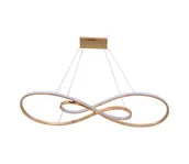 Lampy sufitowe - LED Żyrandol na lince ZUMBA LED/50W/230V złoty - miniaturka - grafika 1