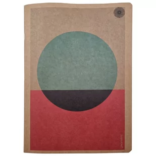 New Geometric2 Modern Zeszyt 80Ka4 W Kratkę Kraft - Zeszyty szkolne - miniaturka - grafika 1