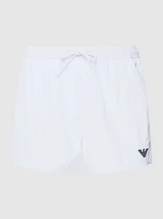 Spodenki kąpielowe z wyhaftowanym logo model ‘Basic’ - Kąpielówki męskie - miniaturka - grafika 1