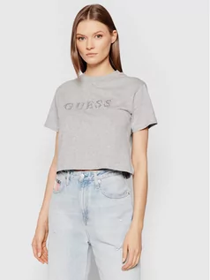 Koszulki i topy damskie - Guess T-Shirt Alexia O1GA06 K8HM0 Szary Regular Fit - grafika 1