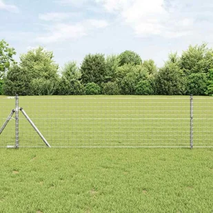 Lumarko Ogrodzenie z słupkami Srebrny 0.6 x 25 m Stal - Ogrodzenia Lumarko Ogrodzenie z słupkami Srebrny 0.6 x 25 m Stal - Ogrodzenia - miniaturka - grafika 1