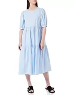 Sukienki - ONLY Damska sukienka ONLDITTE Life 2/4 MIDI Dress WVN NOOS sukienka, Blue Fog, S - miniaturka - grafika 1