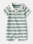 Pajacyki dla niemowląt - carter's Rampers w kolorze biało-zielonym - miniaturka - grafika 1