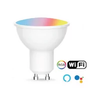 Systemy inteligentnych domów - Reflektor LED GU10 5W RGBW Tuya WiFi 38° - miniaturka - grafika 1