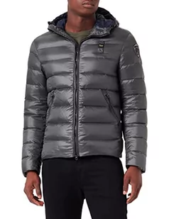 Blauer Giubbini Corti Imbottito Piuma męska kurtka z krótkim rękawem, 924ni Grigio Ombra Int. Blu Notte Intenso, XXL - Kurtki męskie - miniaturka - grafika 1