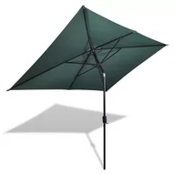 Parasole ogrodowe - vidaXL vidaXL Parasol prostokątny (200 x 300 cm) Zielony - miniaturka - grafika 1