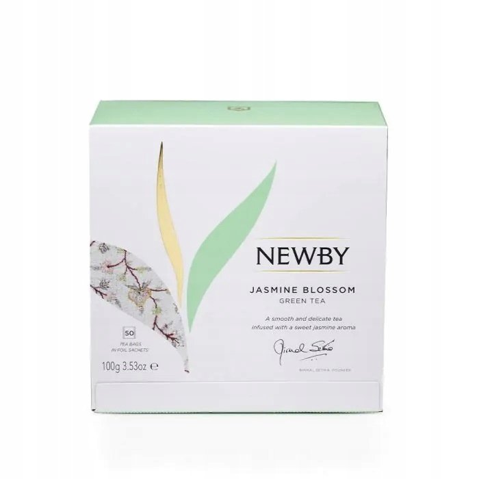 Newby Jasmine Blossom zielona 100g , 50 saszetek