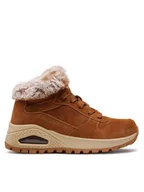 Botki damskie - Skechers Botki Uno Wintriness 167433/CSNT Brązowy - miniaturka - grafika 1