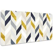 Podkładki na biurko - Podkładka na biurko z nadrukiem Linie w jodełkę 100x50 cm - miniaturka - grafika 1