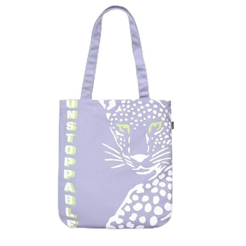 Ecoright Estetyczna torba na ramię, wysokiej jakości torba na ramię dla kobiet, 100% bawełna organiczna, torba na ramię, z zamkiem błyskawicznym, na podróż, na uczelnię, prezenty i do codziennego