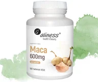 Suplementy naturalne - MACA ekstrakt z korzenia ALINESS 100 tabletek vege - miniaturka - grafika 1
