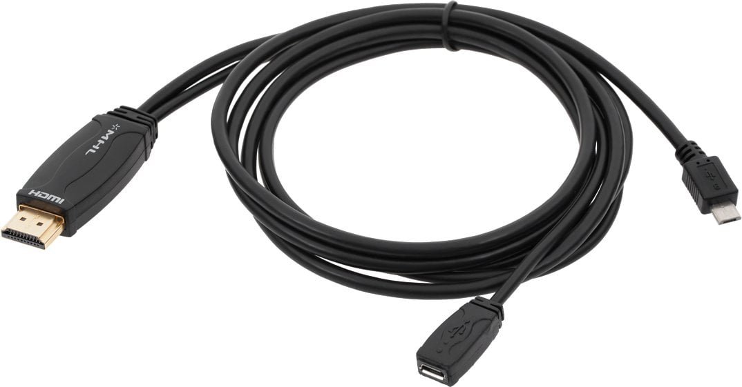 Cabletech Kabel MHL wtyk HDMI-micro USB 1.5M