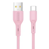 Kable USB - Kabel USB Joyroom JOYROOM KABEL COLORFUL TYPE-C 1M RÓŻOWY, S-M357S - miniaturka - grafika 1