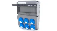 Rozdzielnie elektryczne - Rozdzielnica budowlana 6*GS 230V, obudowa naścienna, okablowana, niewyposażona, okienko 11M, 11NO600 - miniaturka - grafika 1