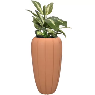 Doniczka donica wkład nowoczesna Terakota Mat  40 cm H 75 cm Okrągła - Donice - miniaturka - grafika 1