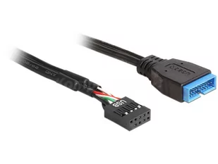 Delock Kabel USB płyta główna F > USB 3.0 płyta główna M , 0.3 m (83281) - Kable komputerowe i do monitorów - miniaturka - grafika 4