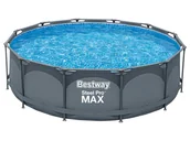 Baseny ogrodowe - Bestway Basen stelażowy Steel Pro Max, 9150 l - miniaturka - grafika 1