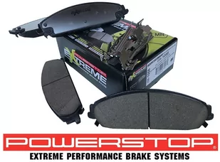 Przednie klocki EXTREME Z26 + WIERCONE NACINANE tarcze hamulcowe 345mm POWERSTOP XL Dodge Challenger - Tarcze hamulcowe - miniaturka - grafika 8