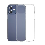 Etui i futerały do telefonów - Baseus Simple Case Elastyczne żelowe etui iPhone 12 mini Przezroczysty ARAPIPH54N-02 - miniaturka - grafika 1