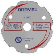 Materiały ścierne - Dremel UNIWERSALNA WĘGLIKOWA TARCZA TNĄCA DSM 500 (DSM500) - miniaturka - grafika 1