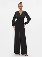 Kombinezony - TWINSET Kombinezon 241TP2190 Czarny Relaxed Fit - miniaturka - grafika 1
