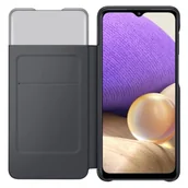 Etui i futerały do telefonów - Samsung Pokrowiec na telefon S View Wallet Cover na Galaxy A32 LTE EF-EA325PBEGEE) Czarne - miniaturka - grafika 1