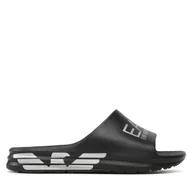 Klapki i japonki męskie - Klapki EA7 Emporio Armani XBP008 XK337 N763 Czarny - miniaturka - grafika 1